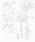 Engine Sump Oil Pump DipstickTube Assembly Diagram and Parts List for 406777-0001-B1  Briggs and Stratton Engine